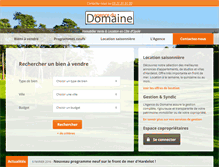 Tablet Screenshot of hardelot-immobilier.com